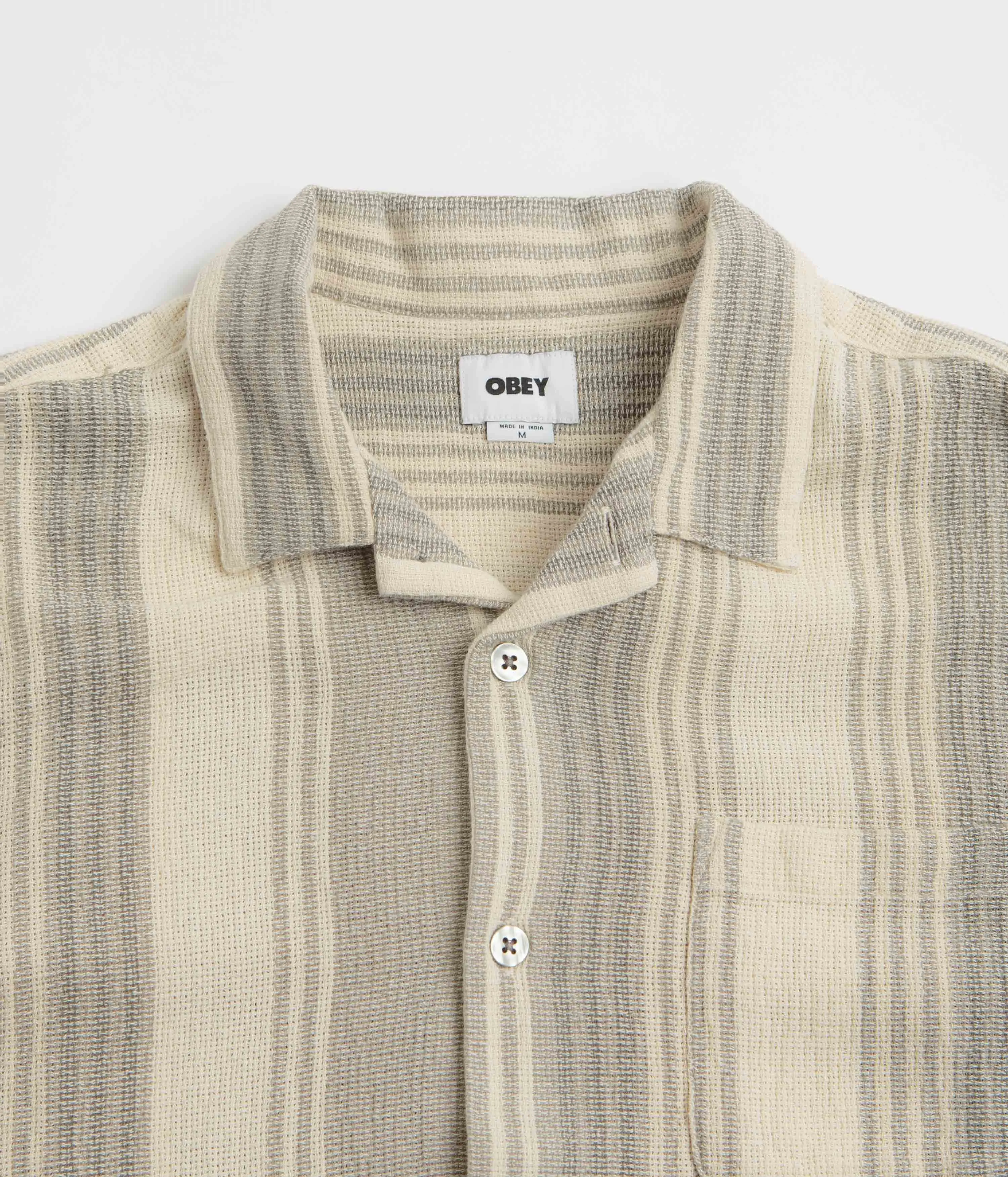 Classic Design Affordable Fashion Obey Frazer Short Sleeve Shirt - Birch Multi