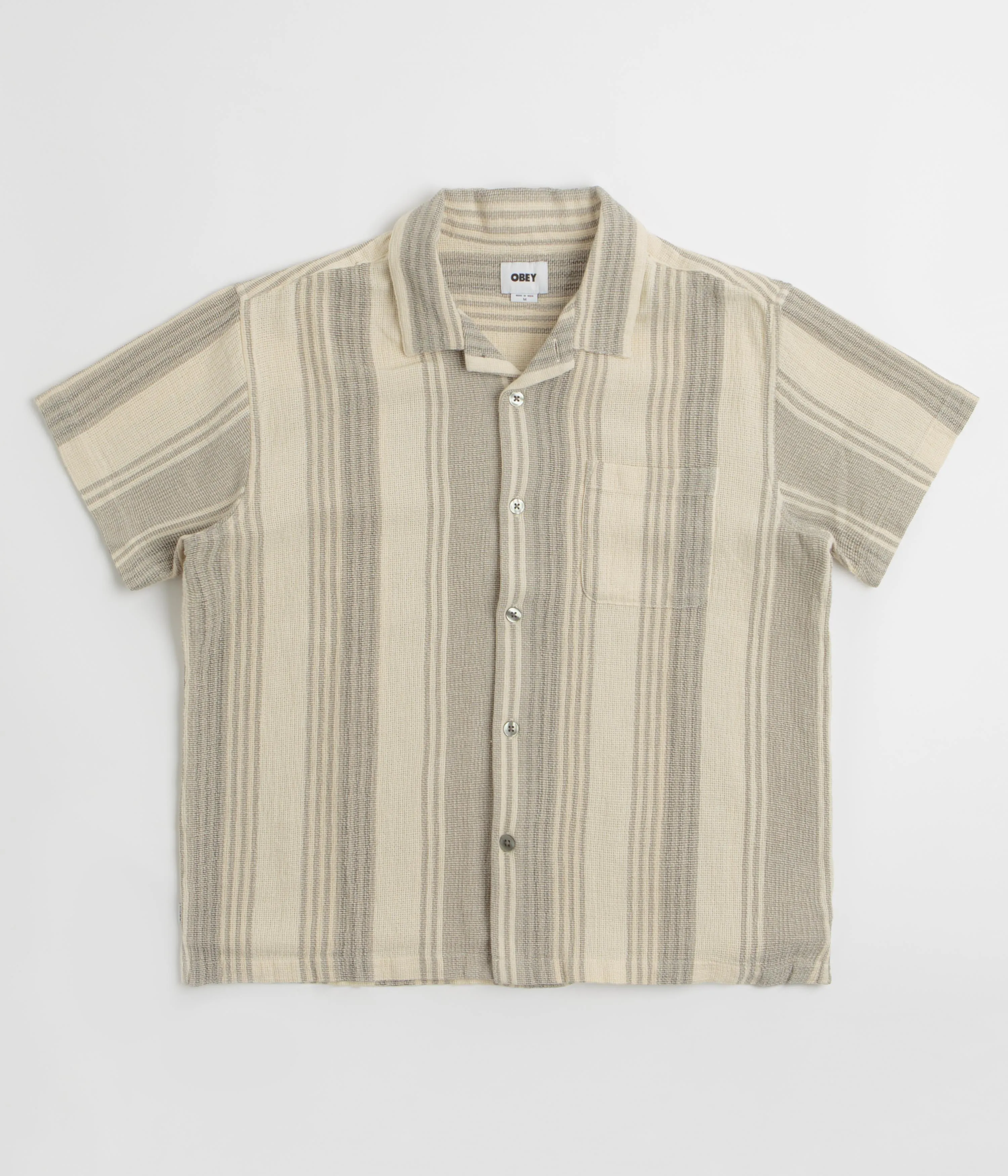 Bold Hue Obey Frazer Short Sleeve Shirt - Birch Multi