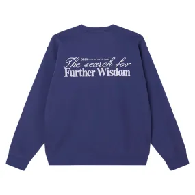 Affordable product discount Obey Further Wisdom Crew Sweatshirt - Skipper Blue