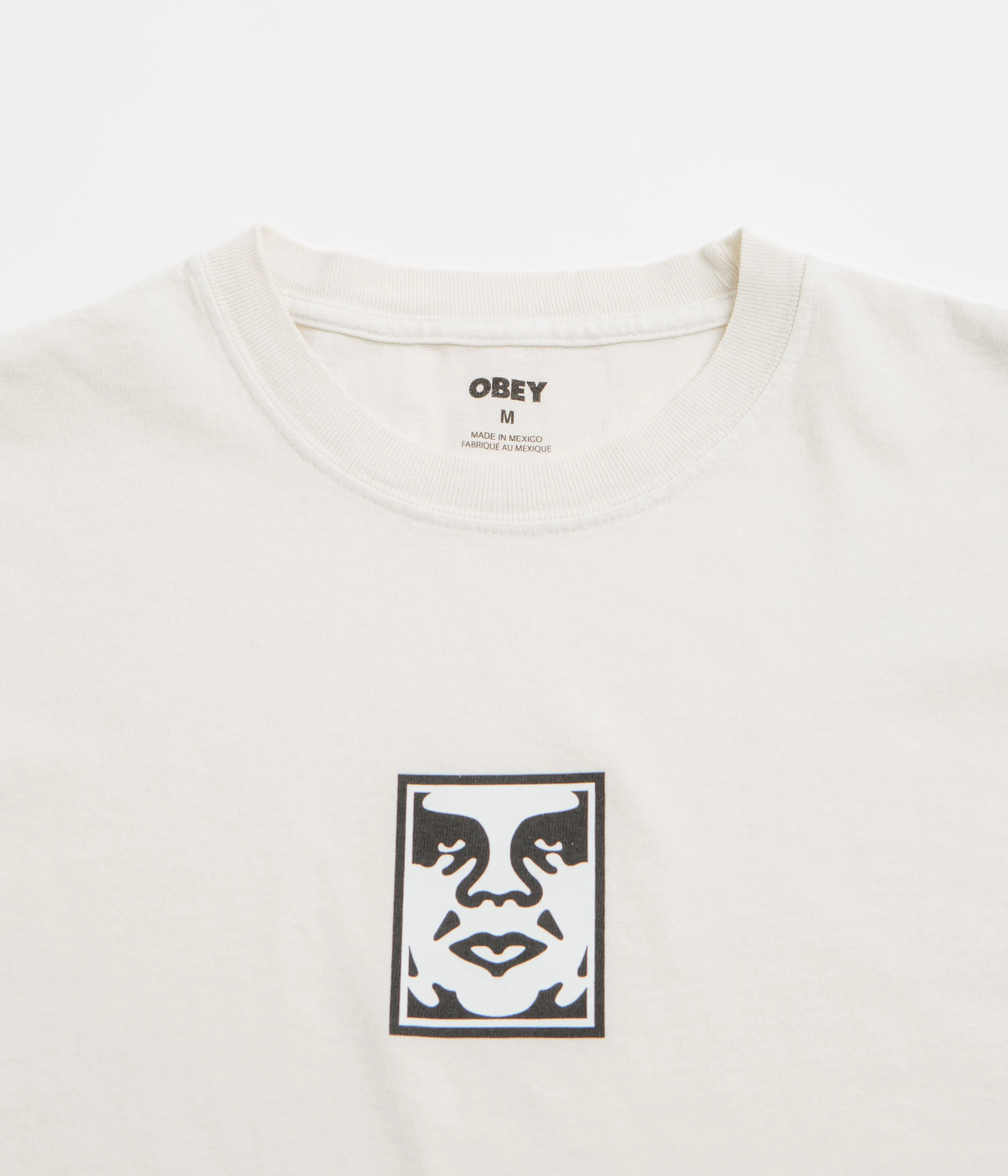 golfing event Obey Icon Face T-Shirt - Pigment Chalk