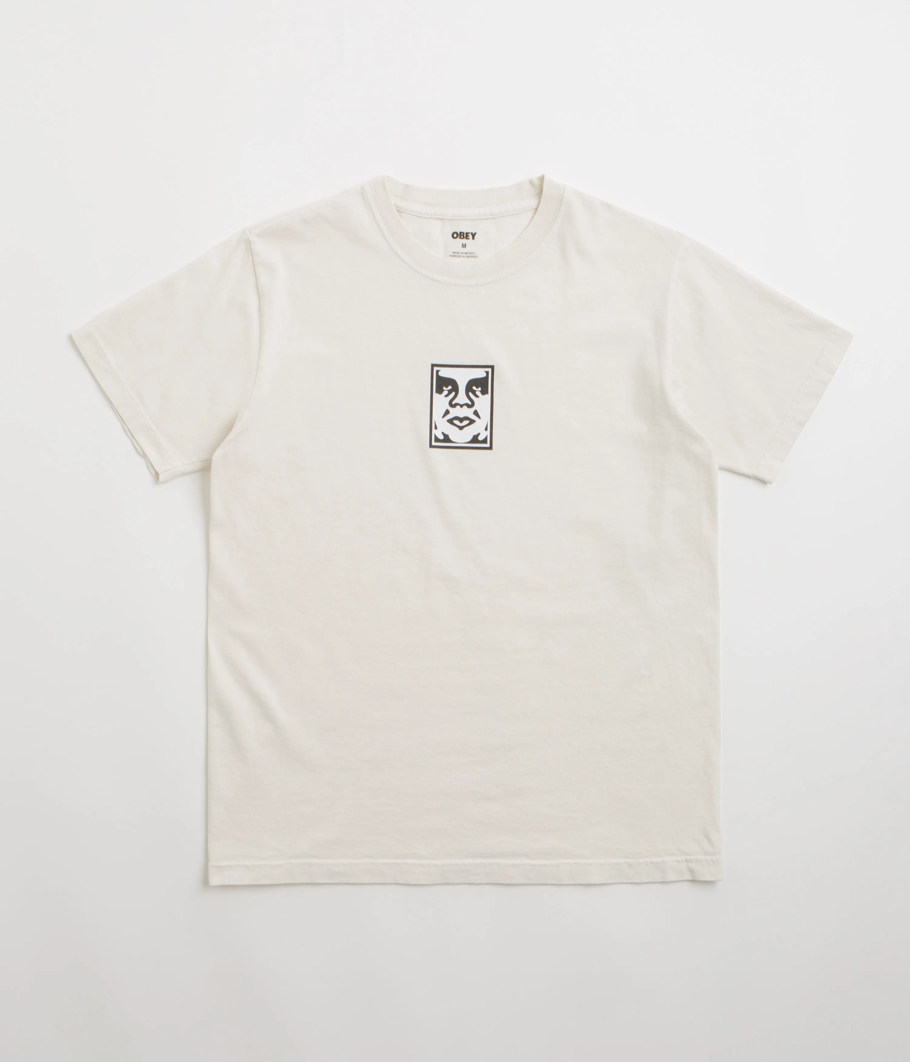 Obey Icon Face T-Shirt - Pigment Chalk A-line silhouette casino event