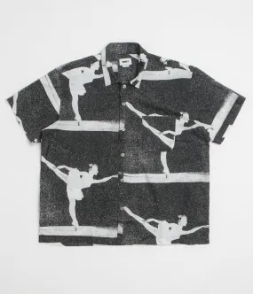 Obey Jacques Short Sleeve Shirt - Black Multi Everyday Outfit Tailored Fit
