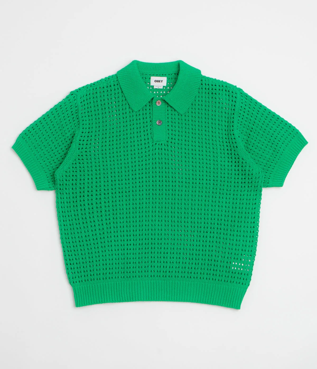 Timeless Classic Mature Elegance Obey Kody Polo Shirt - Green