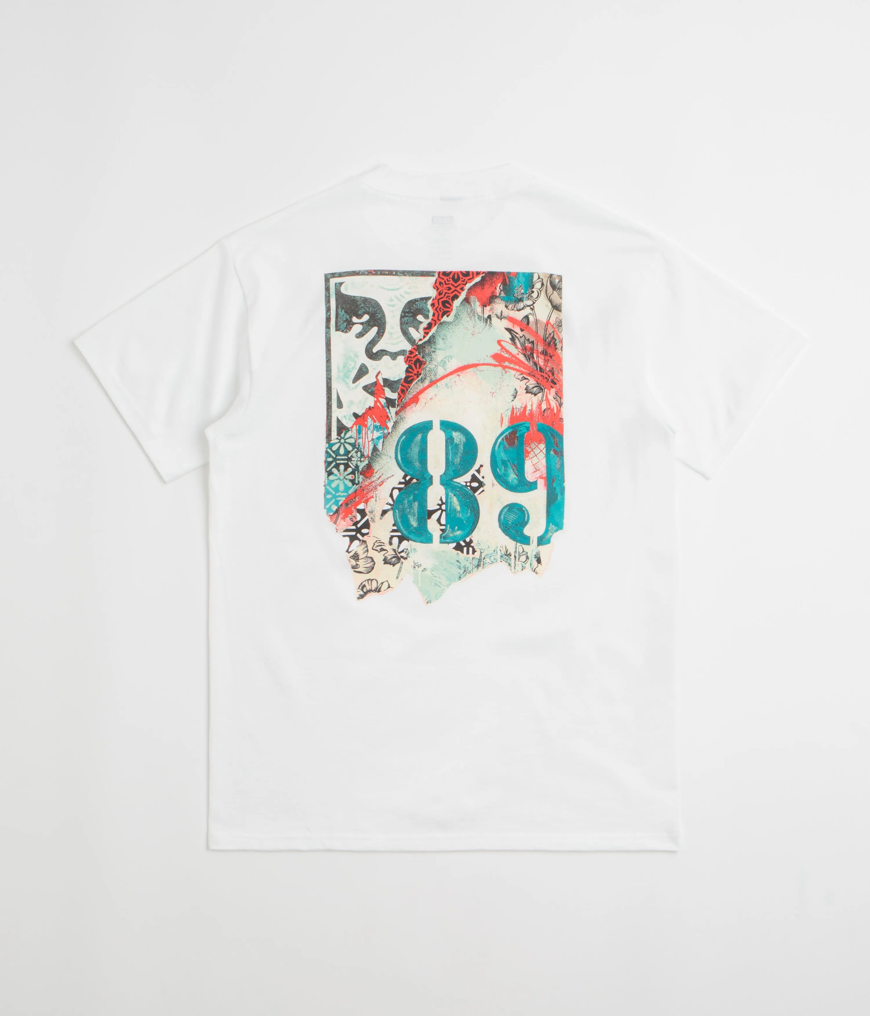 Obey Lisbon Icon T-Shirt - White tennis event Neutral Tone