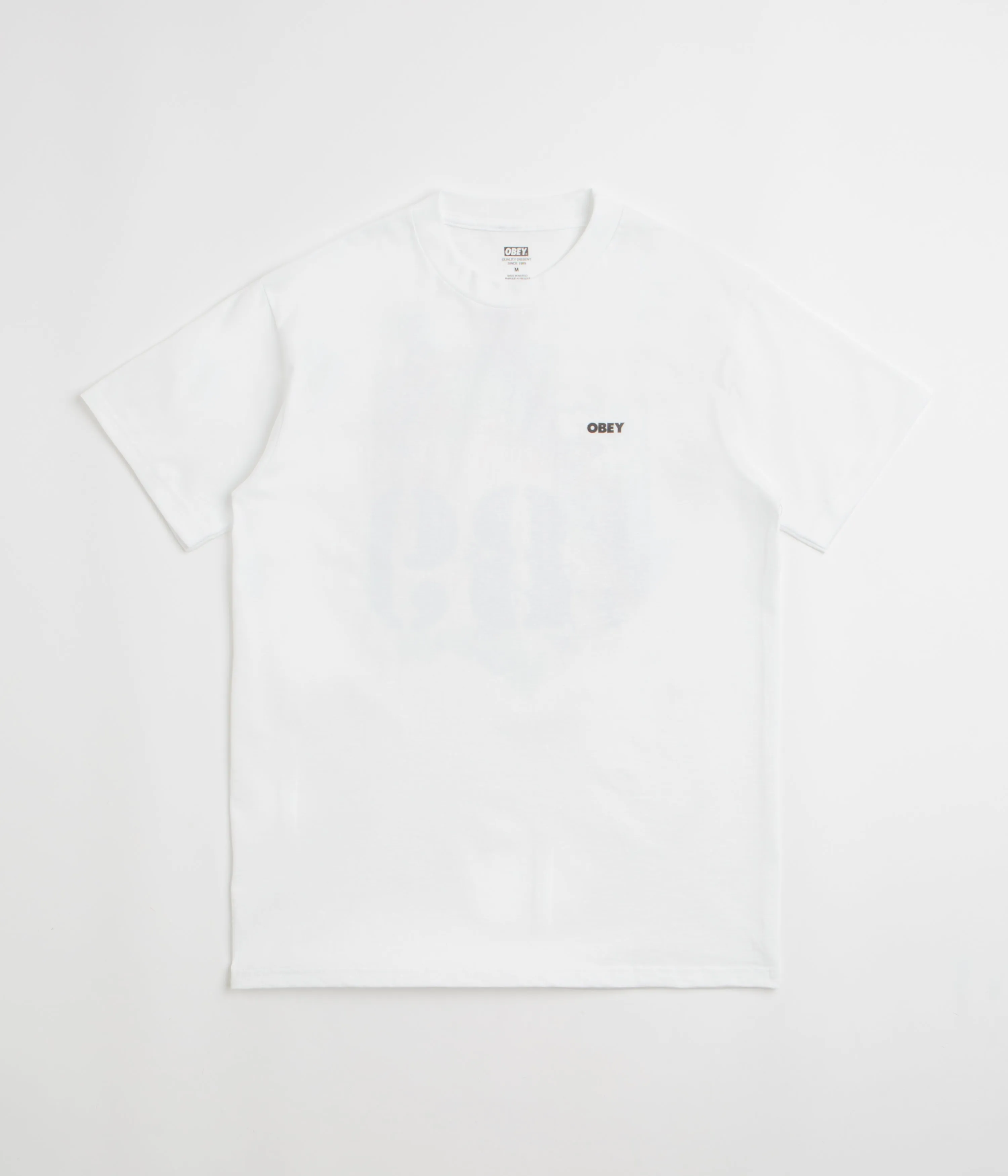 leggings silhouette Retro Prints Obey Lisbon Icon T-Shirt - White