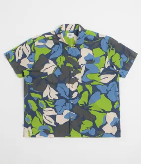 High-End Look Obey Maxwell Short Sleeve Shirt - Navy Multi