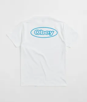 Straight fit Obey Reaction T-Shirt - White