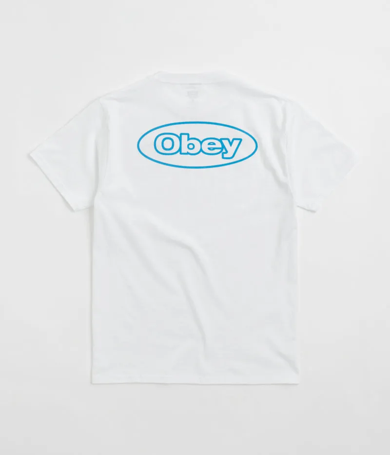 Straight fit Obey Reaction T-Shirt - White