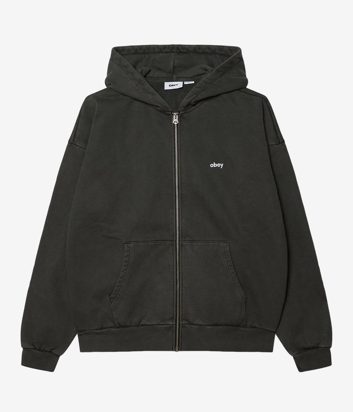 Daily Use Obey Lowercase Pigment Zip Hood