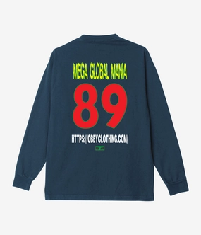 Anti Pilling Treatment Obey Mega Global Mania Ls T-Shirt