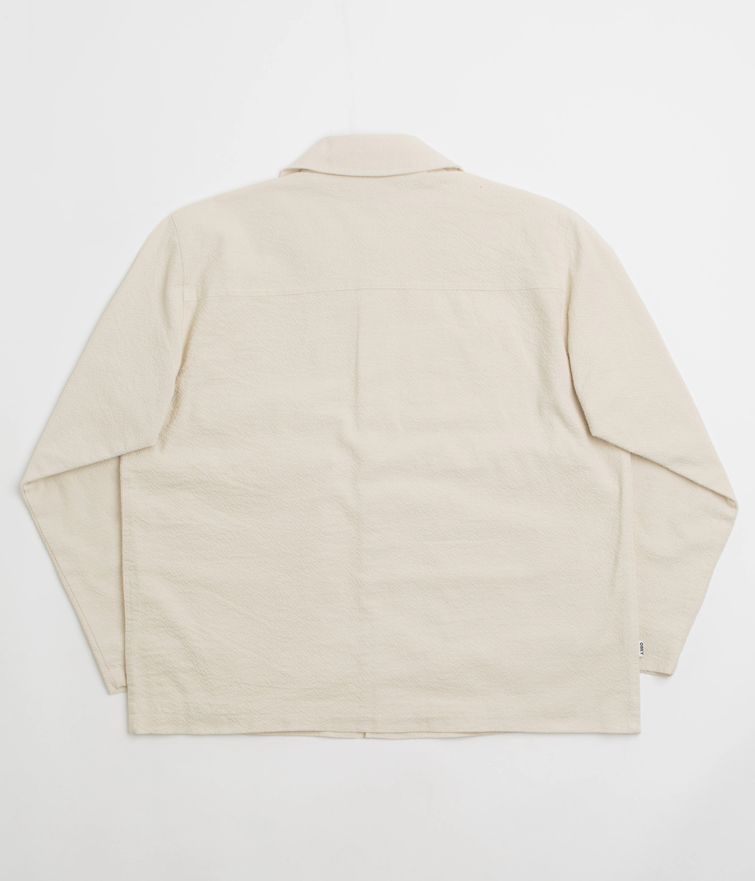 Help Performance Optimized Fit Obey Vesta Shirt Jacket - Egret