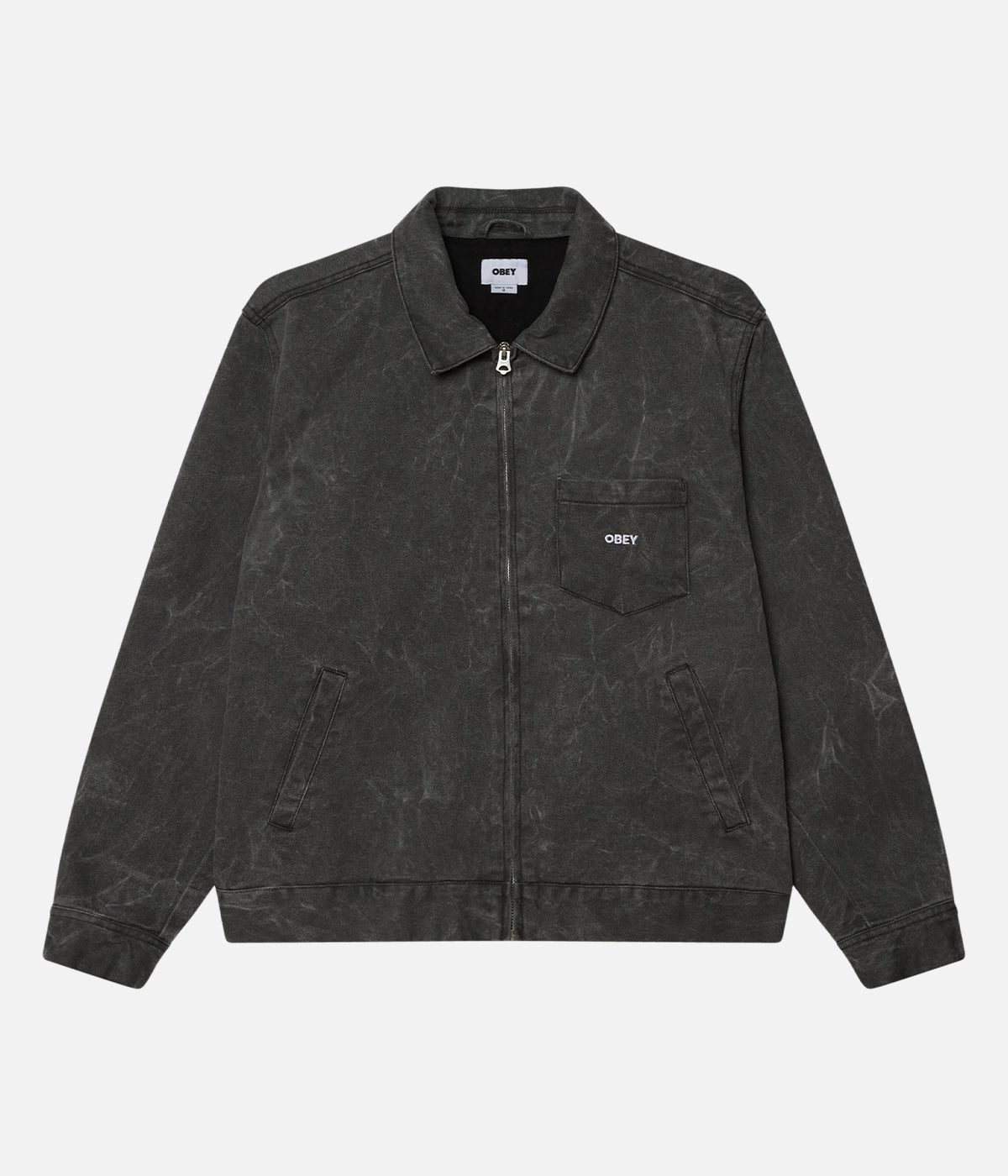 ErgonomicSleeveCut Obey Workman Zip Jacket