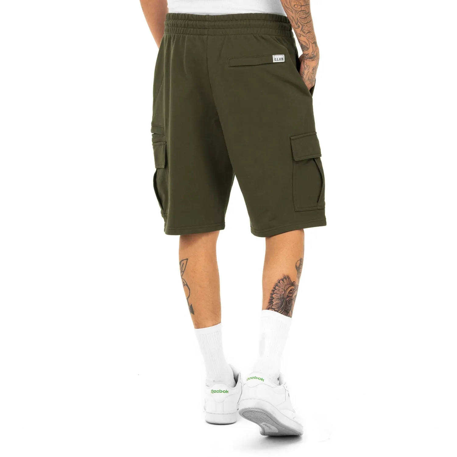 French Terry Cargo Shorts - Mens WrinkleFreeFabric