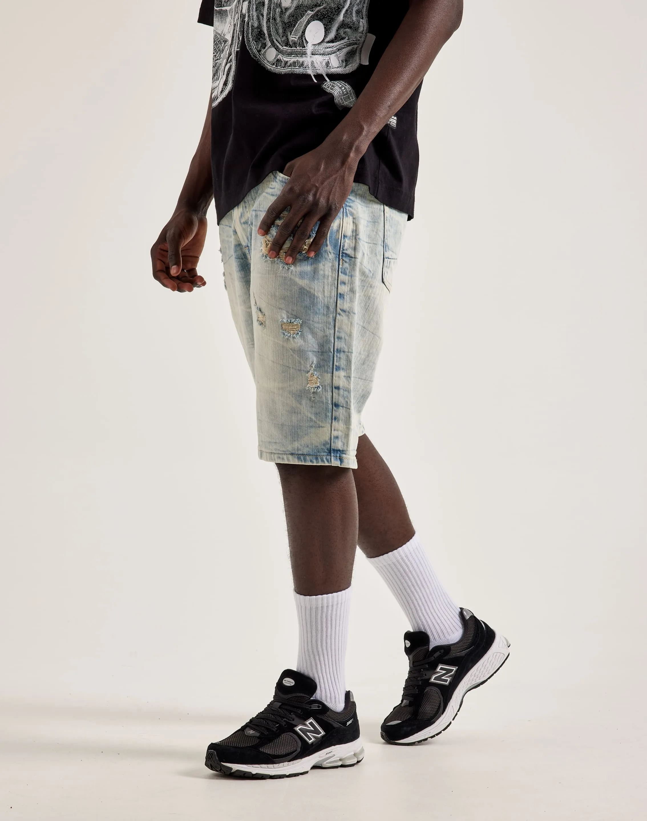 Smoke Rise Clean Hem Shorts DoubleStitched StretchableFabric