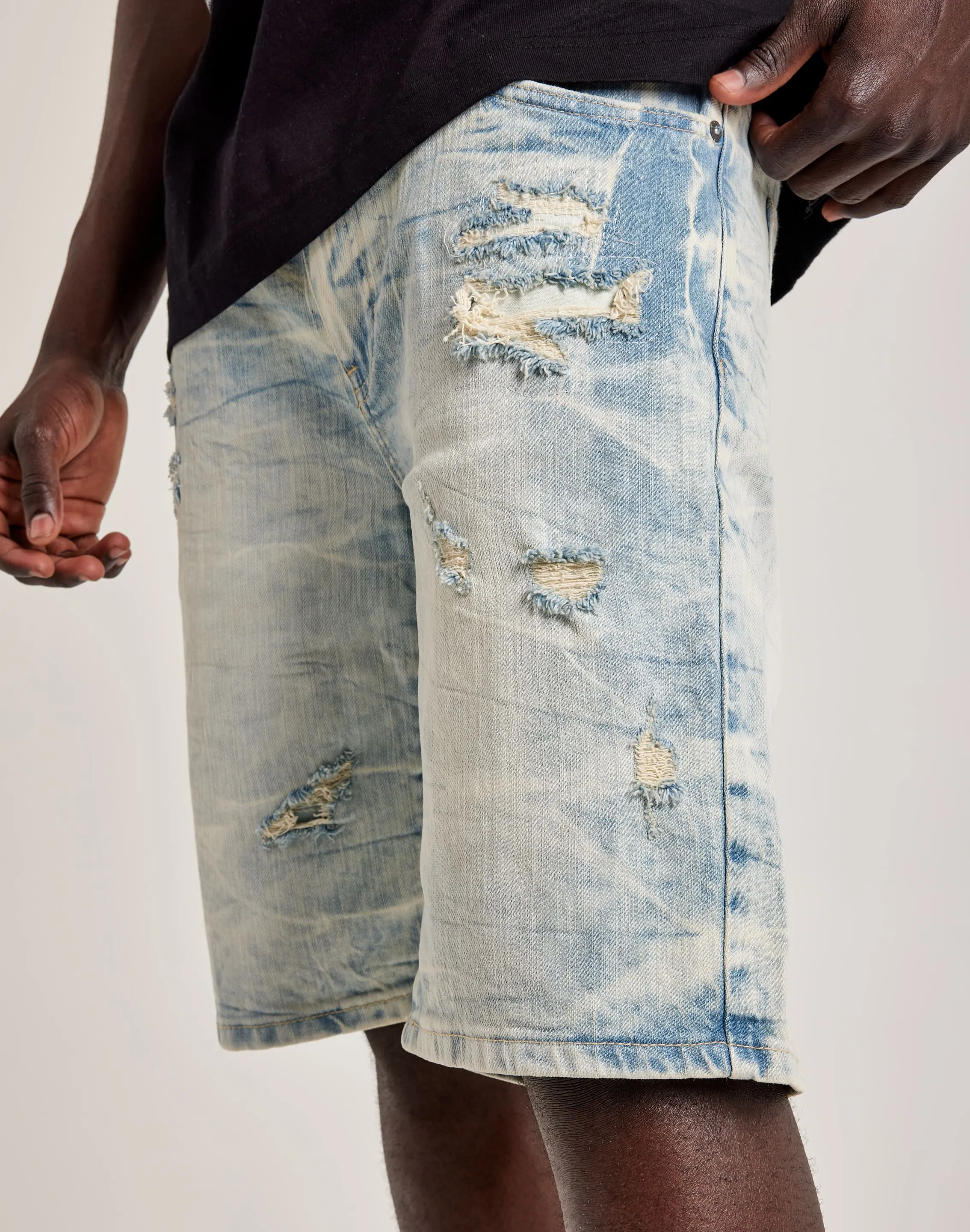 Dry Touch HighVisibility Trim Smoke Rise Clean Hem Shorts