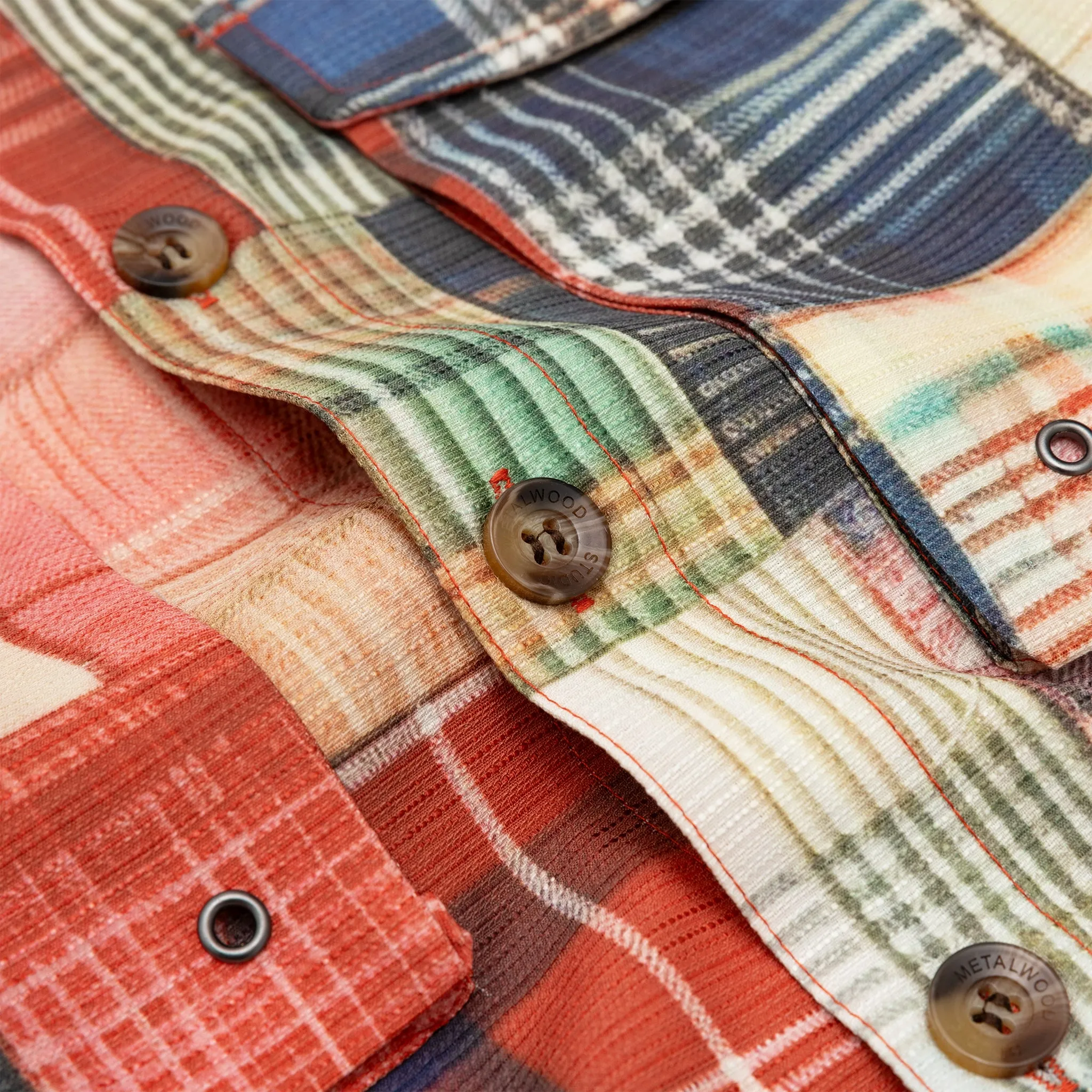 Trendy Outfit High-End Fashion MADRAS PATCH EXPLORER SHIRT
