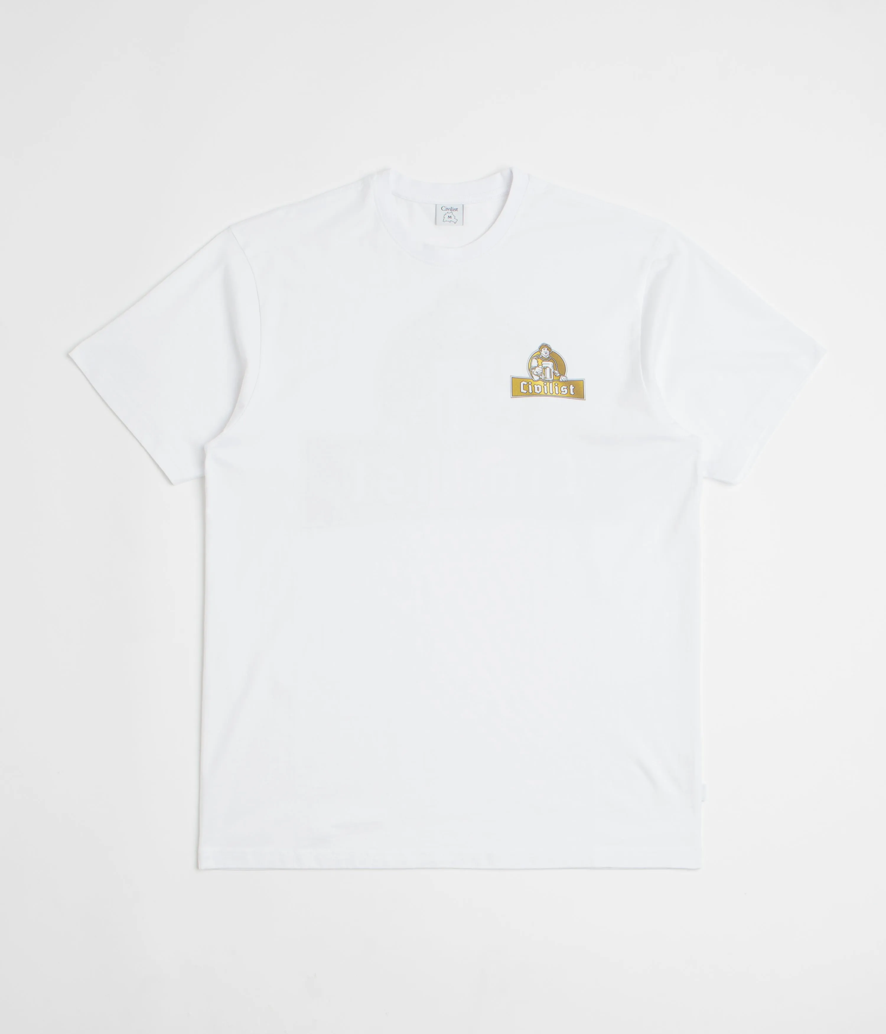 Civilist Schulle Chrome T-Shirt - White car venue Urban Style