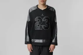 Basic Long Sleeve Flexible Knit Jordan Brooklyn Collegiate Hockey Jersey