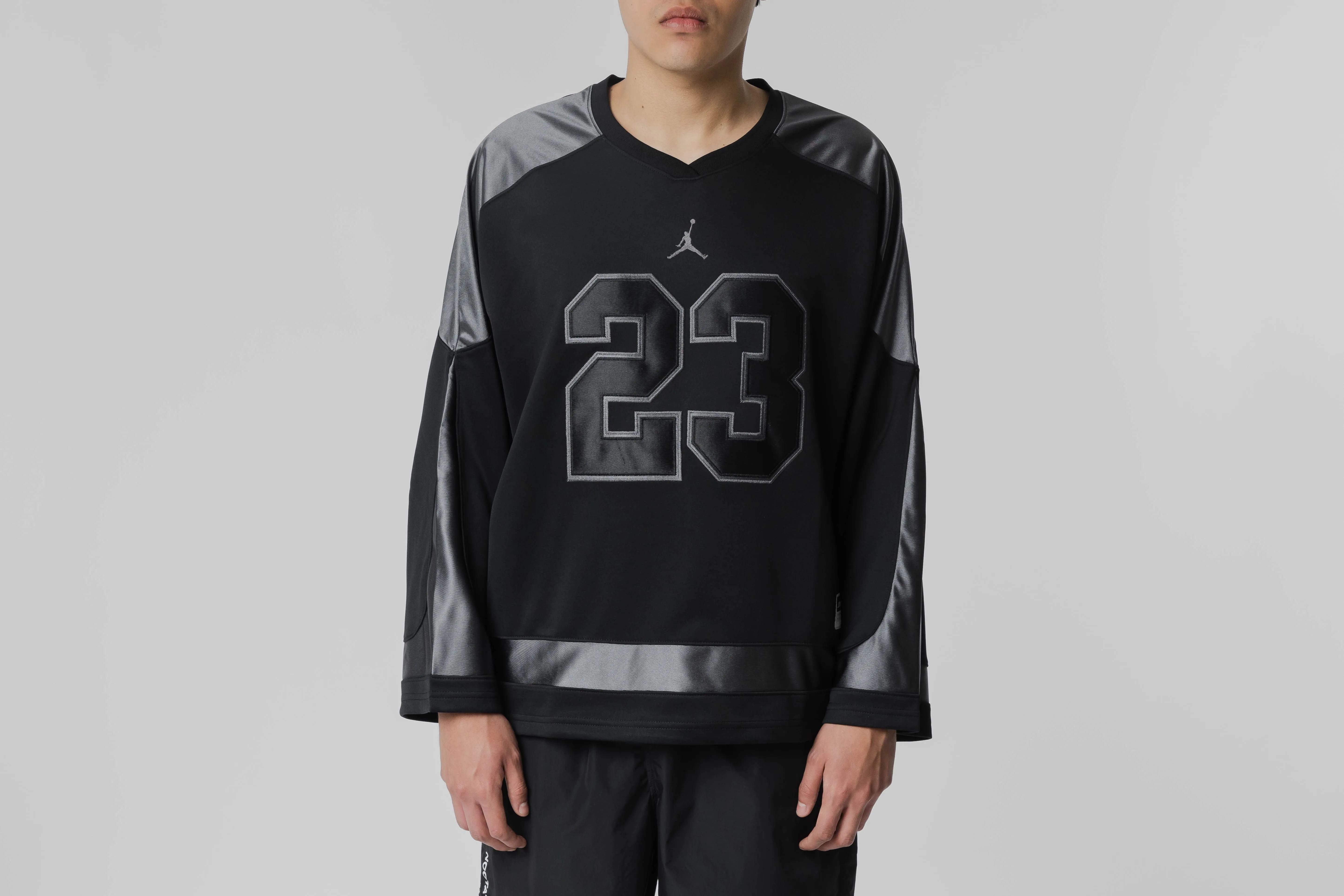Basic Long Sleeve Flexible Knit Jordan Brooklyn Collegiate Hockey Jersey