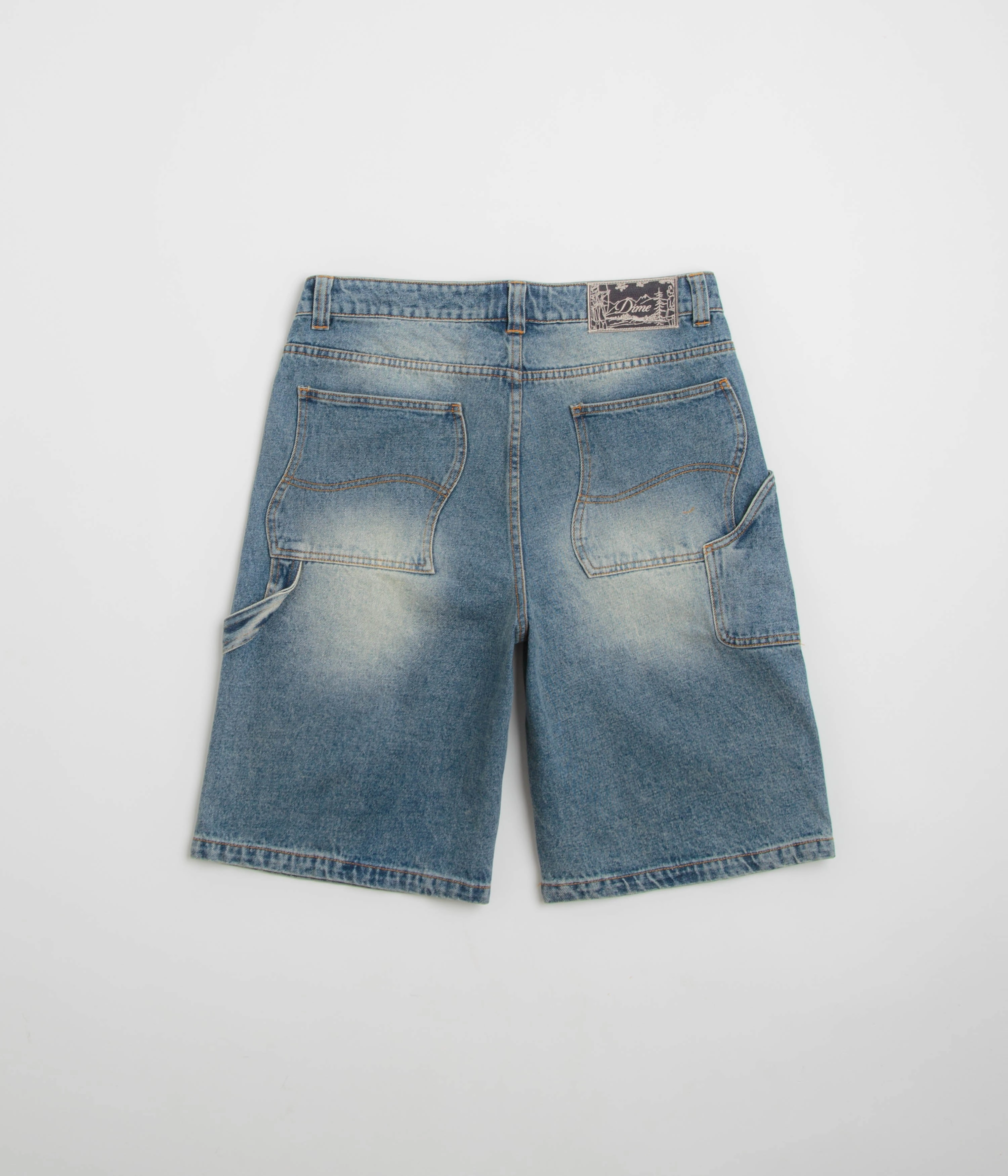 Dime Classic Denim Shorts - Sandblasted Indigo Anti Pilling Fabric