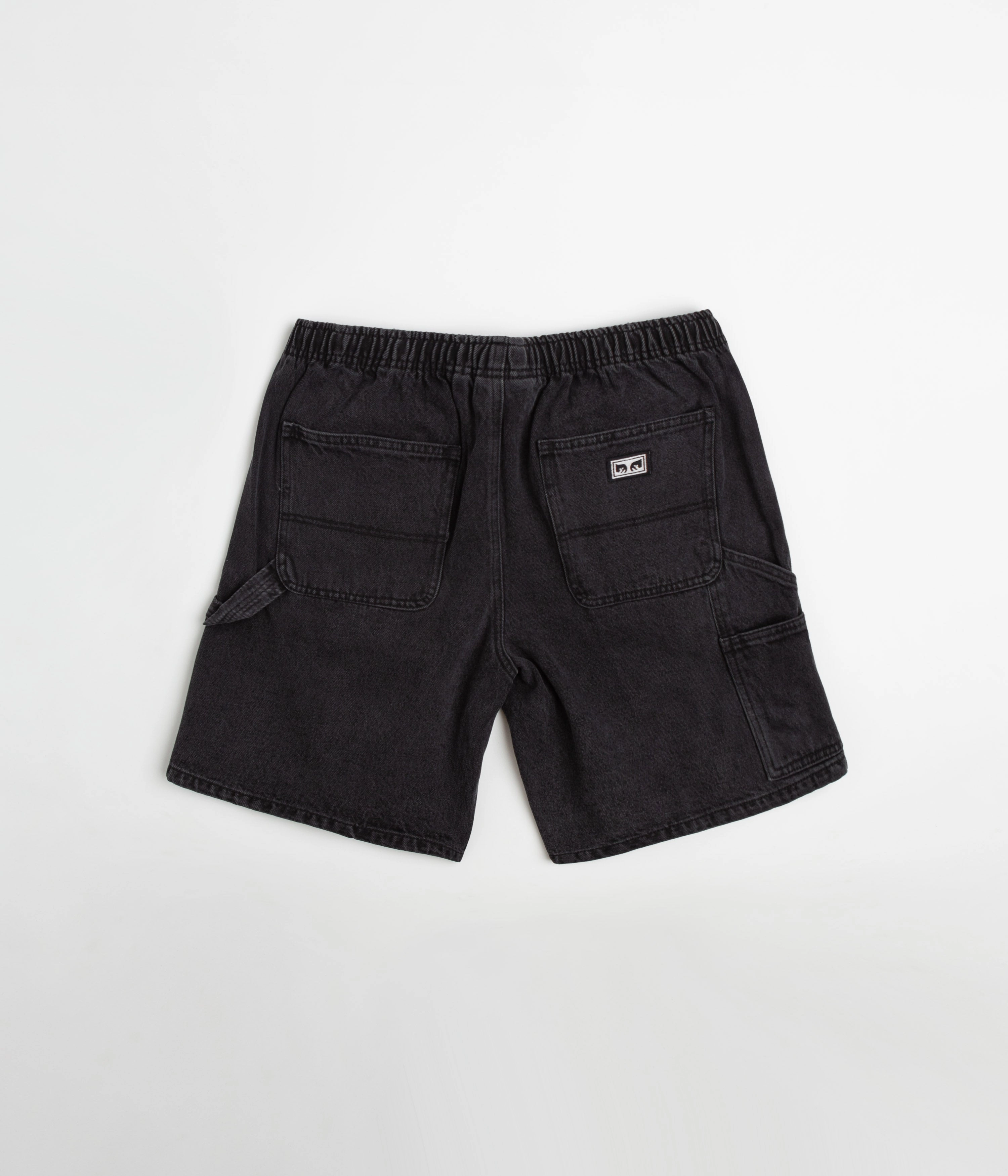 Obey Easy Denim Carpenter Shorts - Black Odor Control Technology