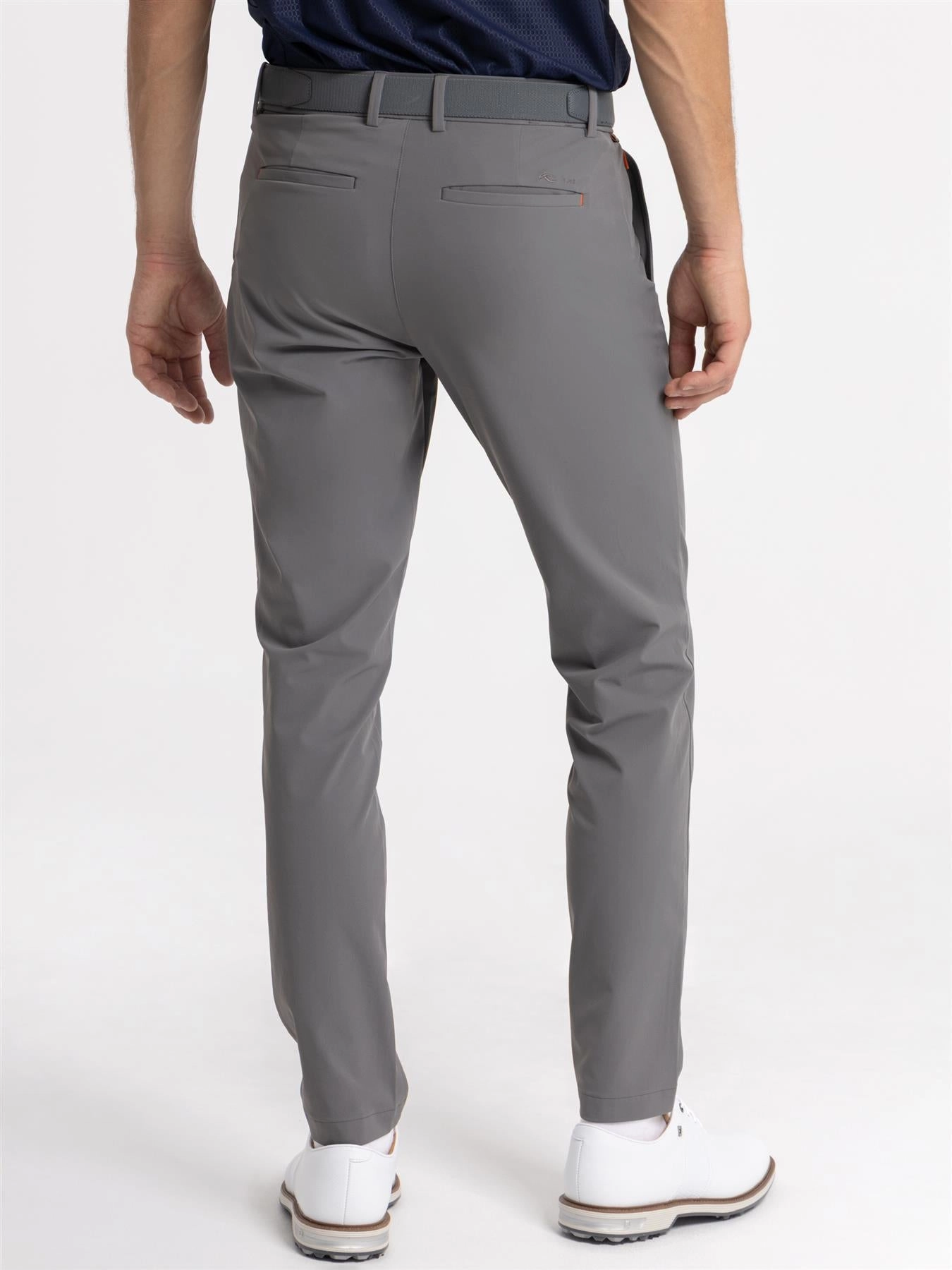 Frayed hem Iver Tailored Fit Trousers Steel Grey