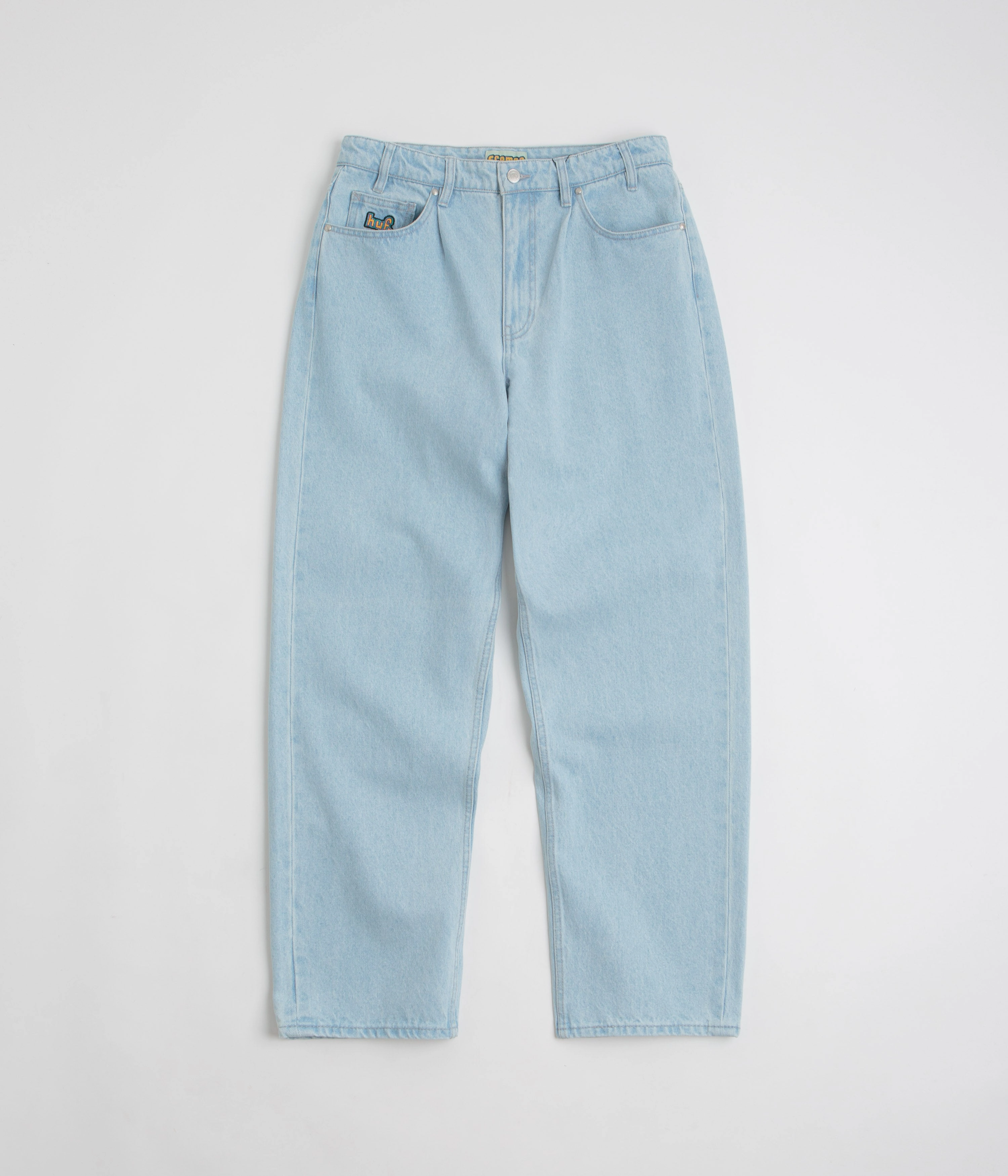 HUF Cromer Jeans - Light Blue Stretch Free Fit Perfect Basic