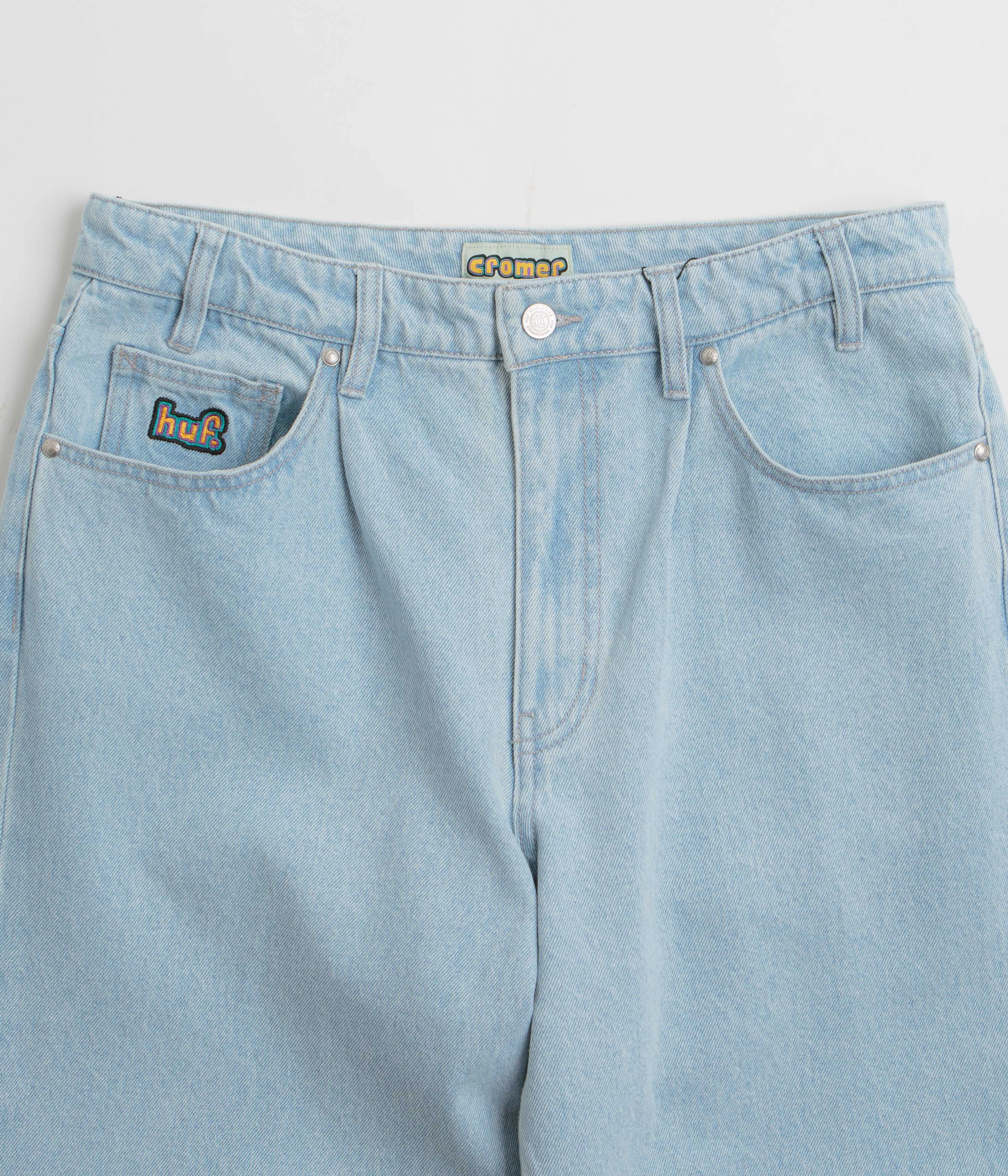 Ripped design HUF Cromer Jeans - Light Blue