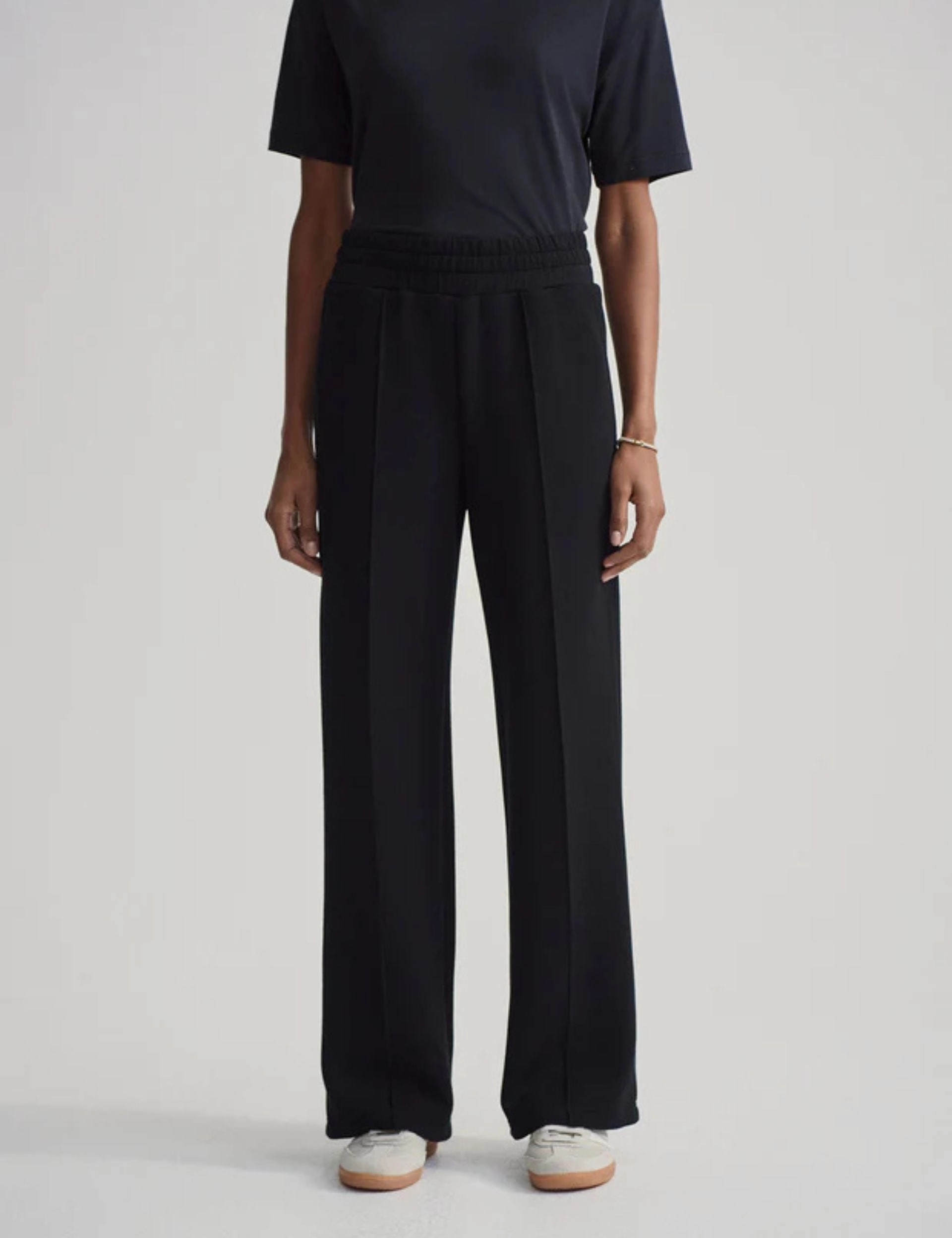 Tension Control Waist The Wide Leg Pant 30" - Black