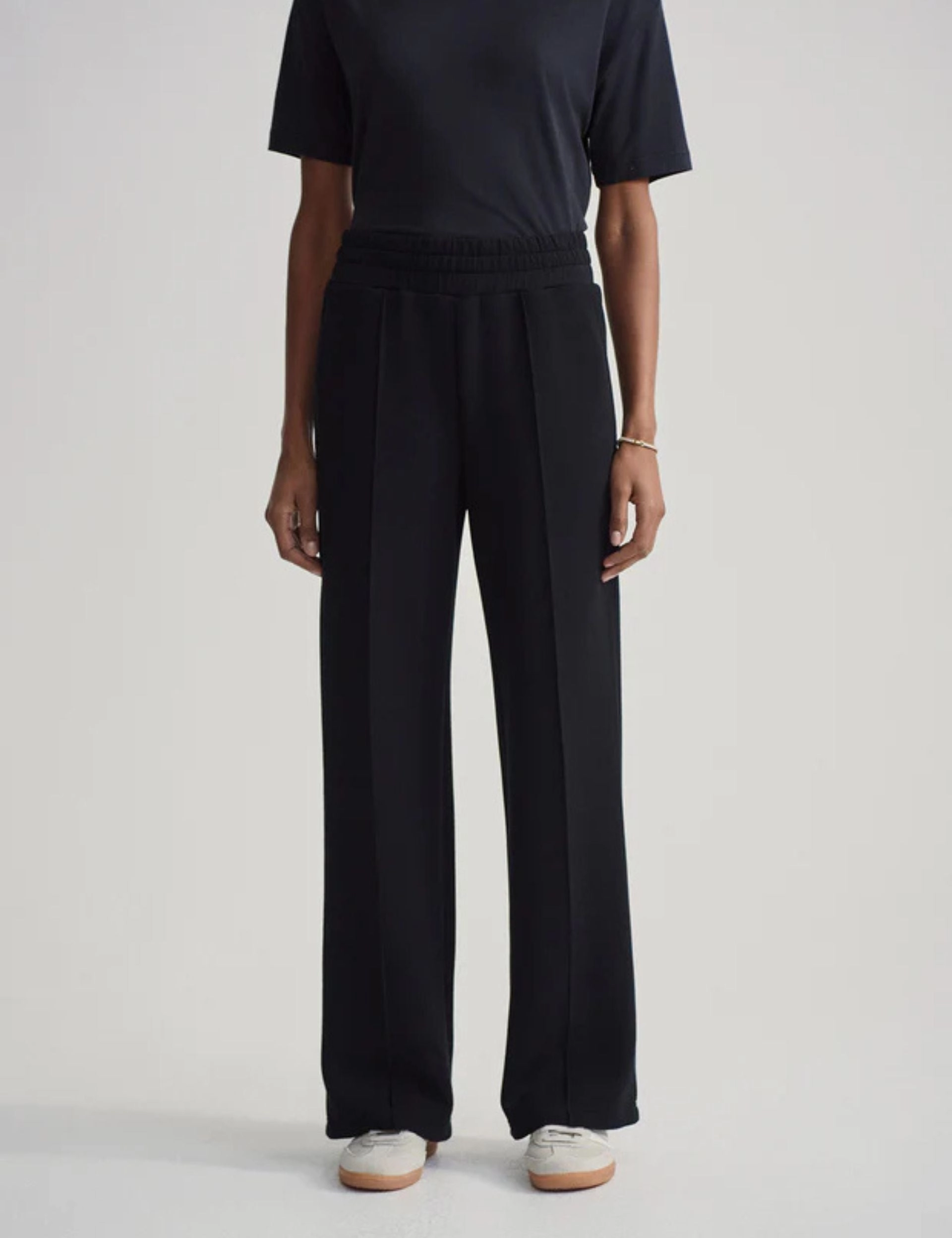 Chafe Resistant Edging The Wide Leg Pant 30" - Black