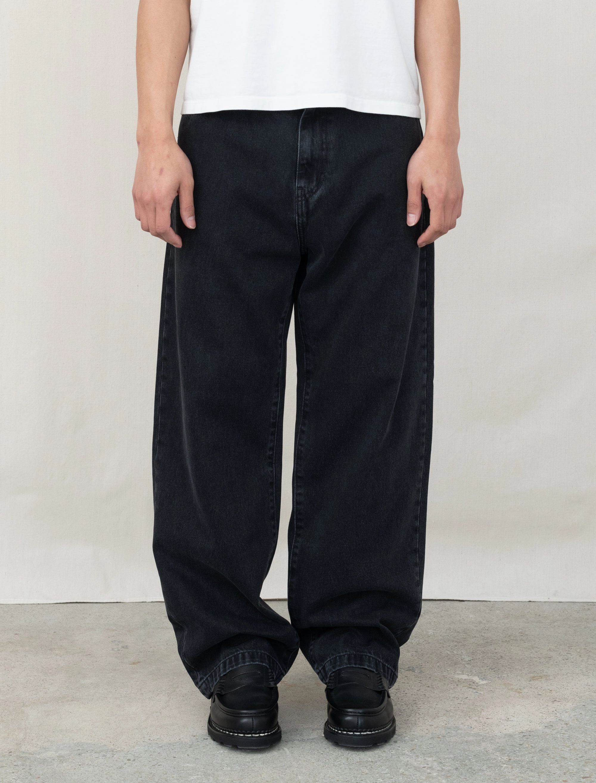 Landon Pant Stone Washed (Black) ThermalRegulatingLining ReinforcedBeltLoops