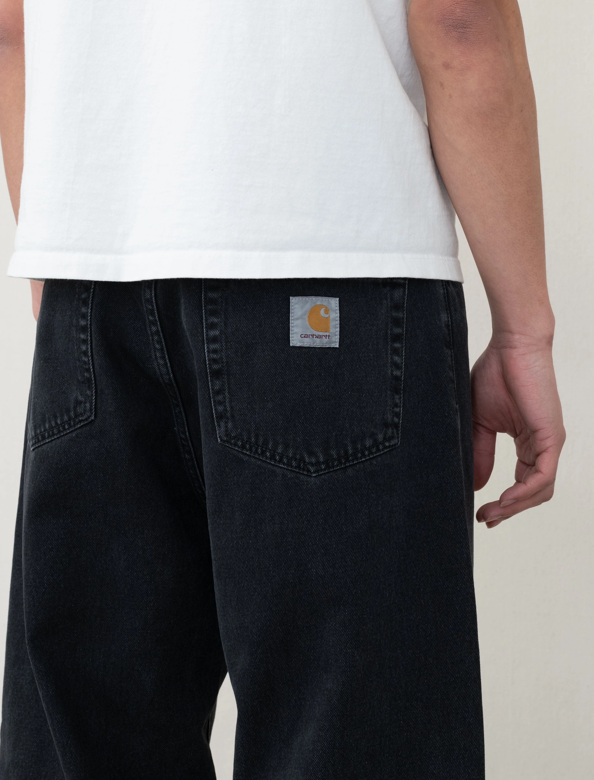 Landon Pant Stone Washed (Black) MachineWashableFabric