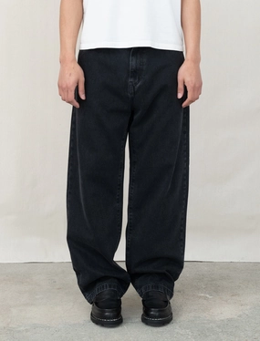 Landon Pant Stone Washed (Black) Bold Design Flexible Ankle Cuffs