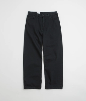 Carhartt Landon Pants - Blue Midnight Wash Low Profile Fasteners Simple Silhouette