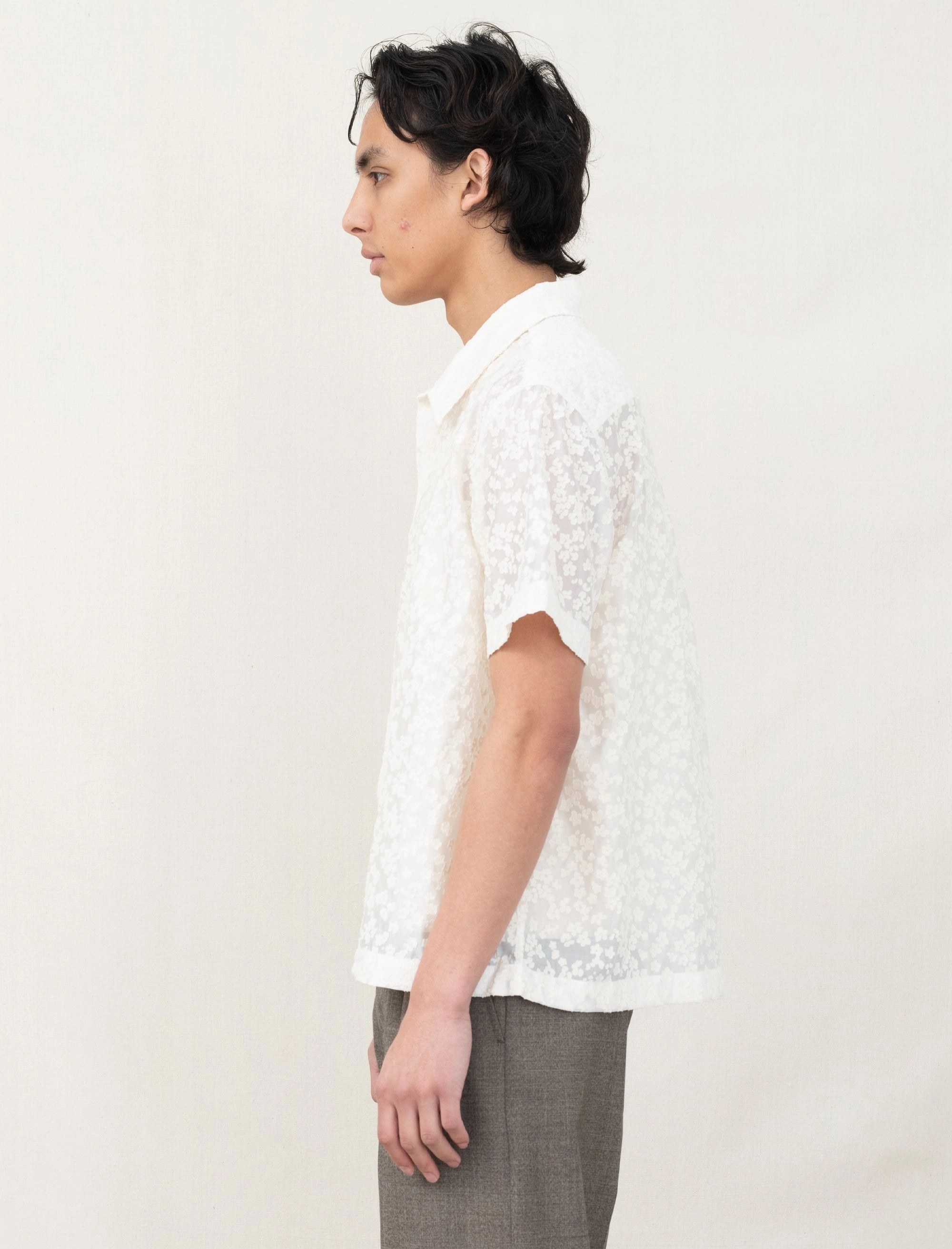 Holiday Shirt (Sheer Floral) AntiStaticFinish