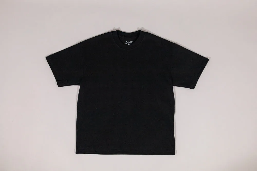 Lust Brand Tee 'Black' VentilatedBackPanel