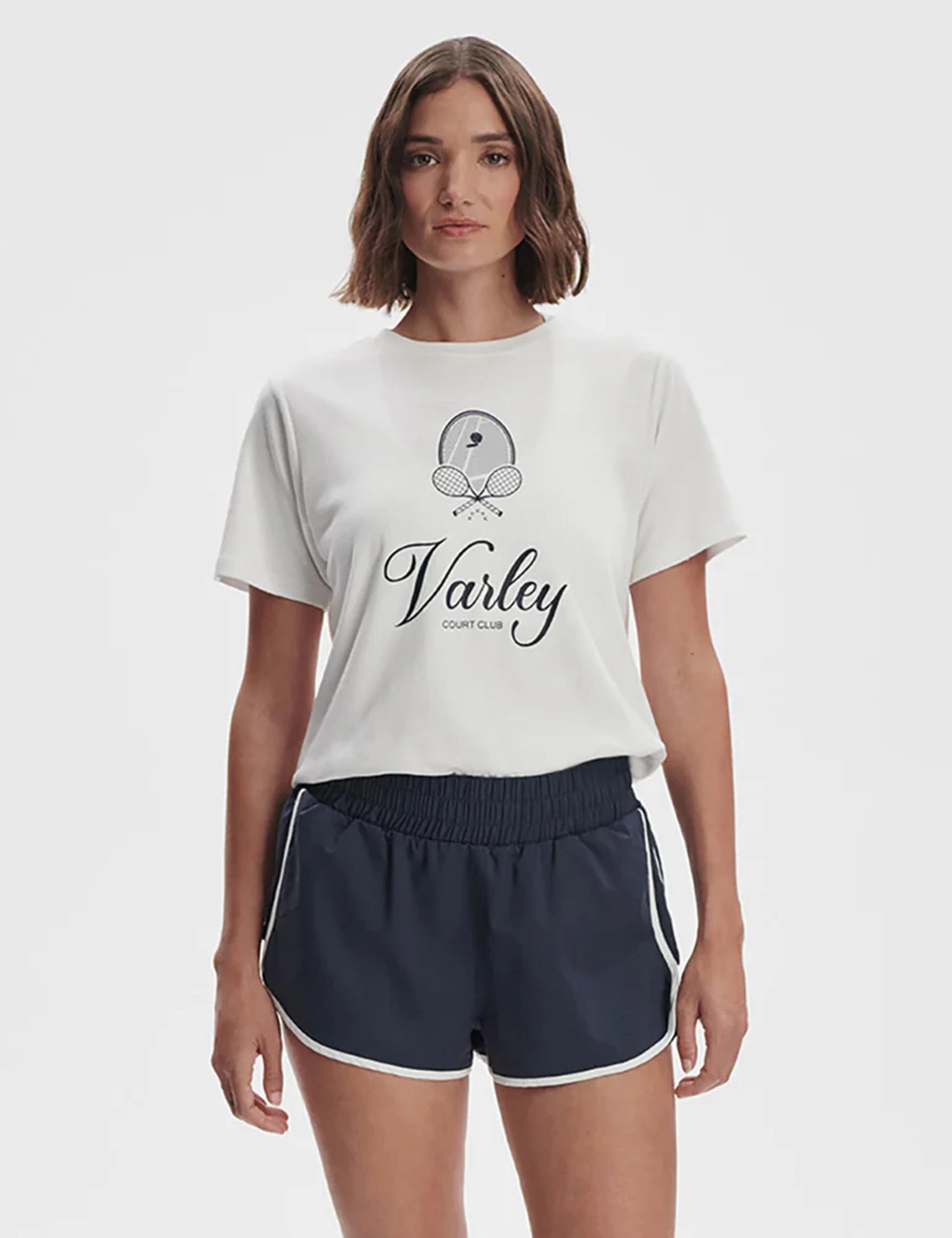 Coventry Branded Tee - White Snapped seams
