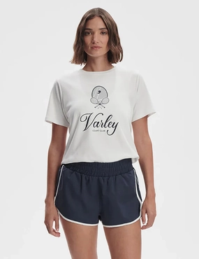 Coventry Branded Tee - White Snapped seams