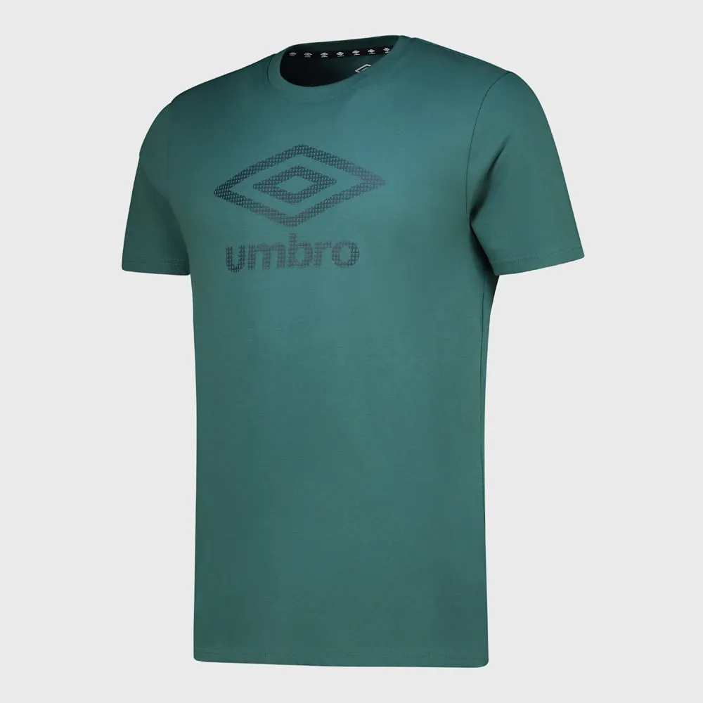 Umbro Mens Henderson 2.0 Tee Green AntiSnagTechnology