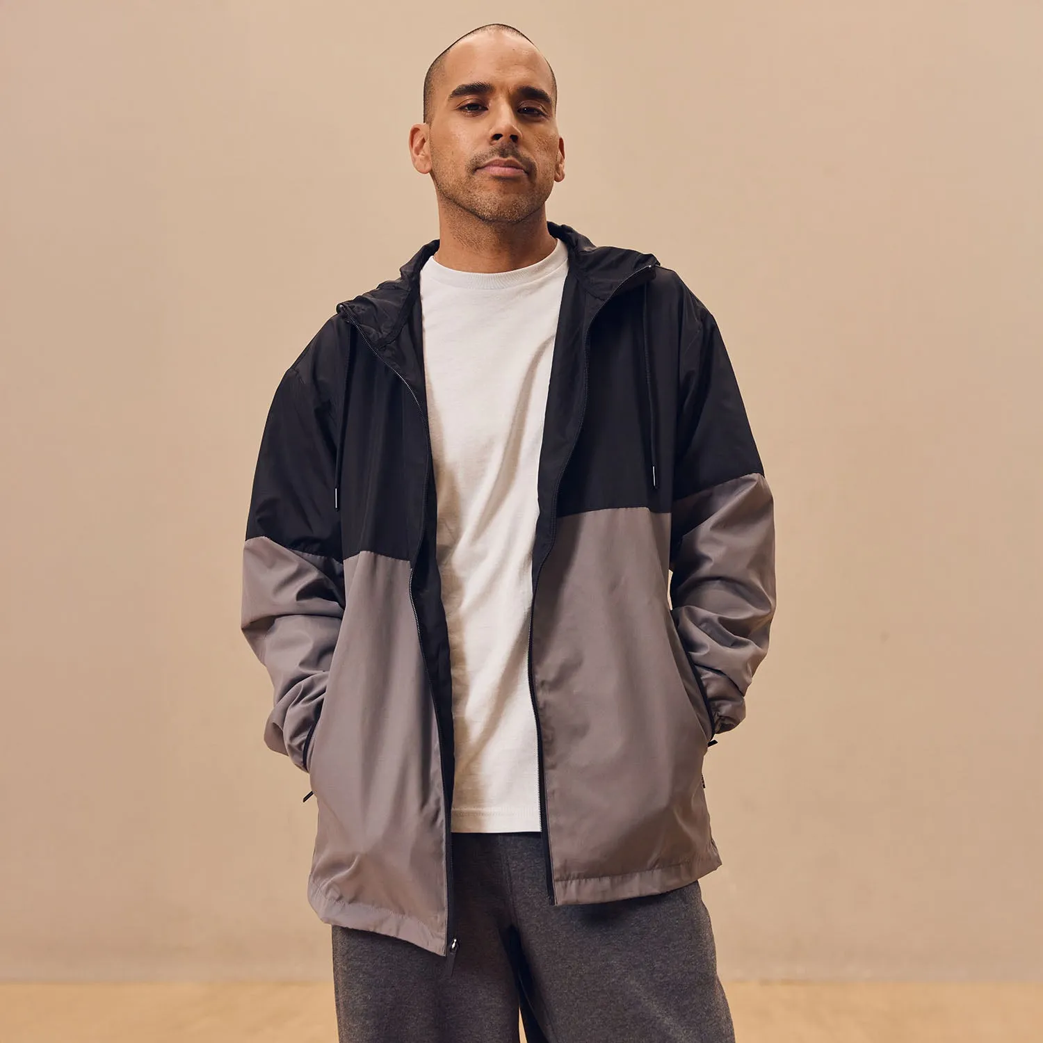 Colorblock Windbreaker - Mens Heat Safe