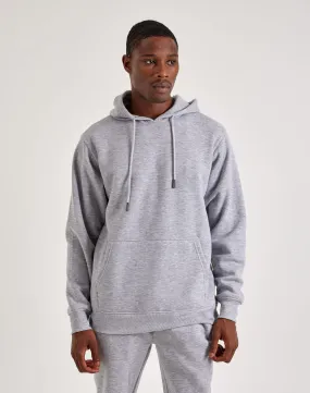 DoubleLayeredHem Pure Cotton DH Essentials Basic Pullover Fleece Hoodie