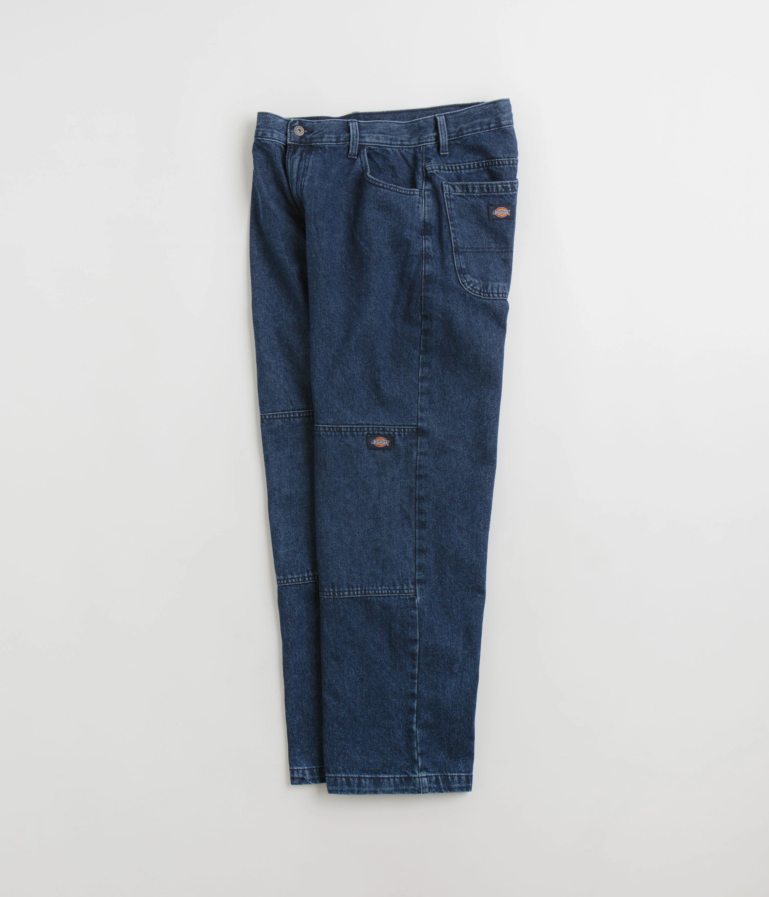 Dickies Double Knee Jeans - Stonewashed Indigo Blue StaticDissipativeFabric WaterRepellent