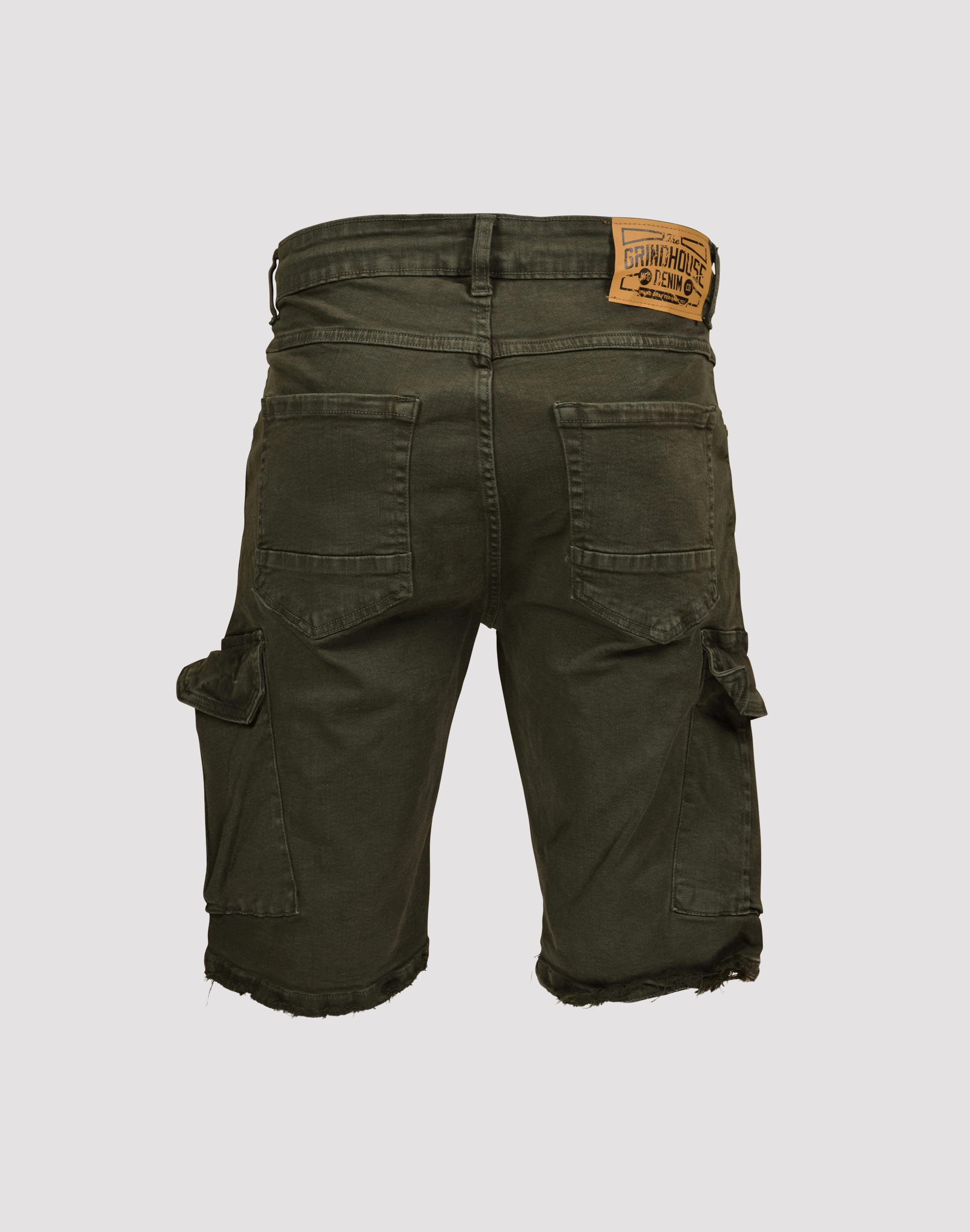 Grindhouse Distressed Twill Cargo Shorts Warm Fit WaterRepellent