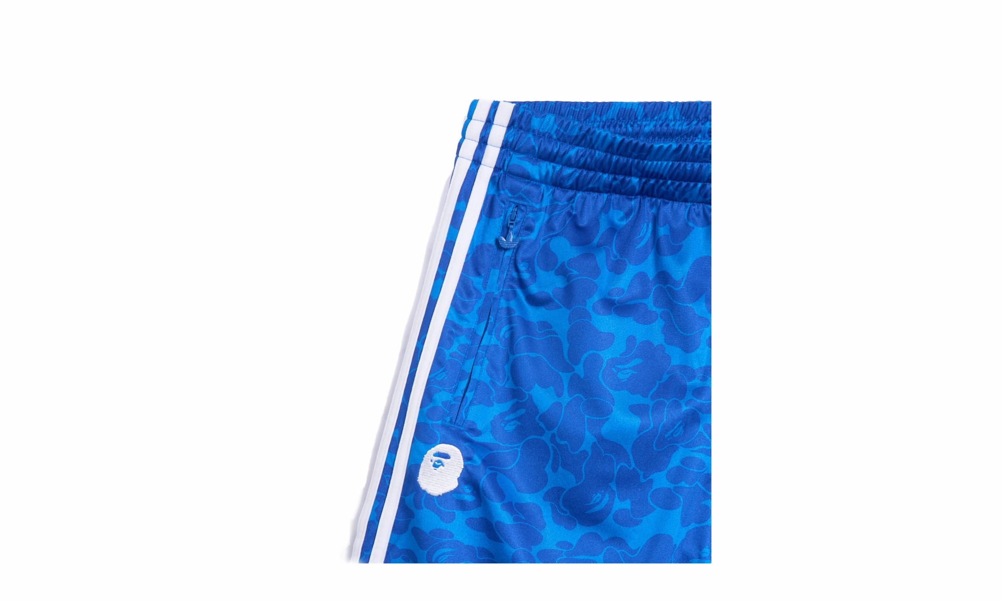 Wide Glow Firebird Track Pants "BAPE - Blue"