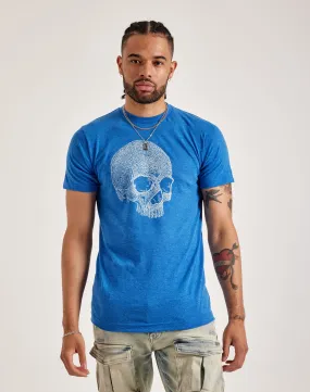 Silk Glow LA Pop Art Word Art Dead Inside Skull Tee