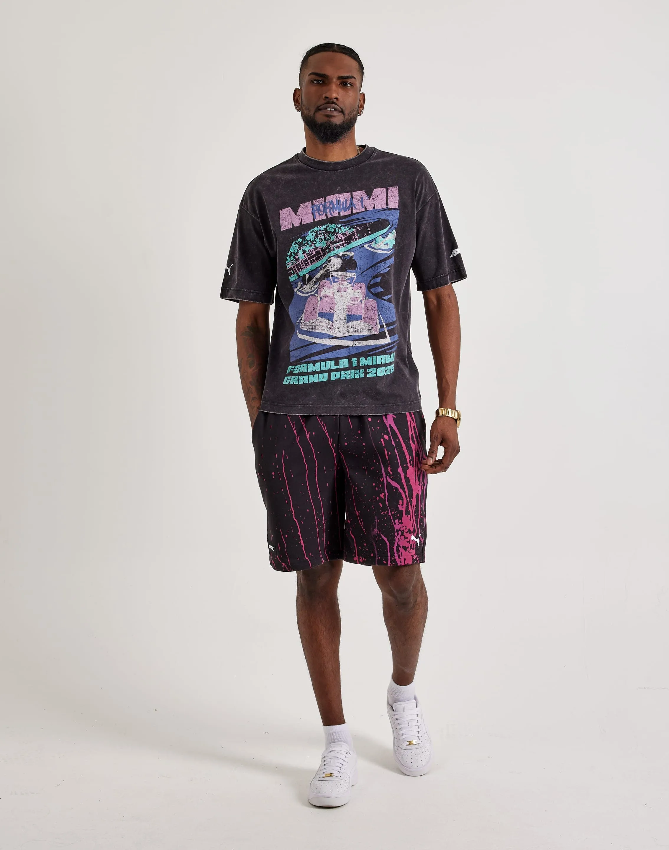Puma F1 Miami Tee Vacation Mood Festival Air