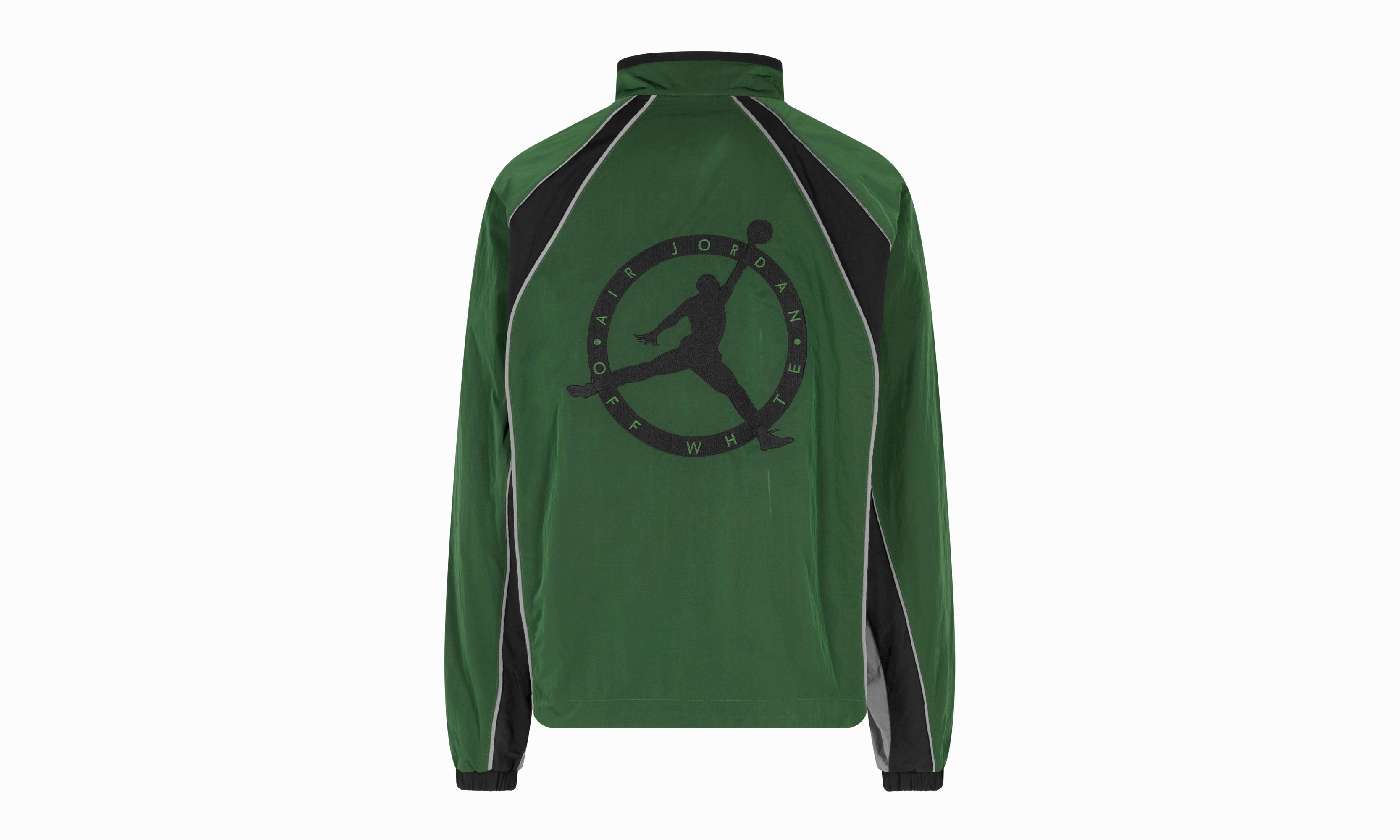 ChafeFree Design Off White x Air Jordan Track Jacket "Green/Black"