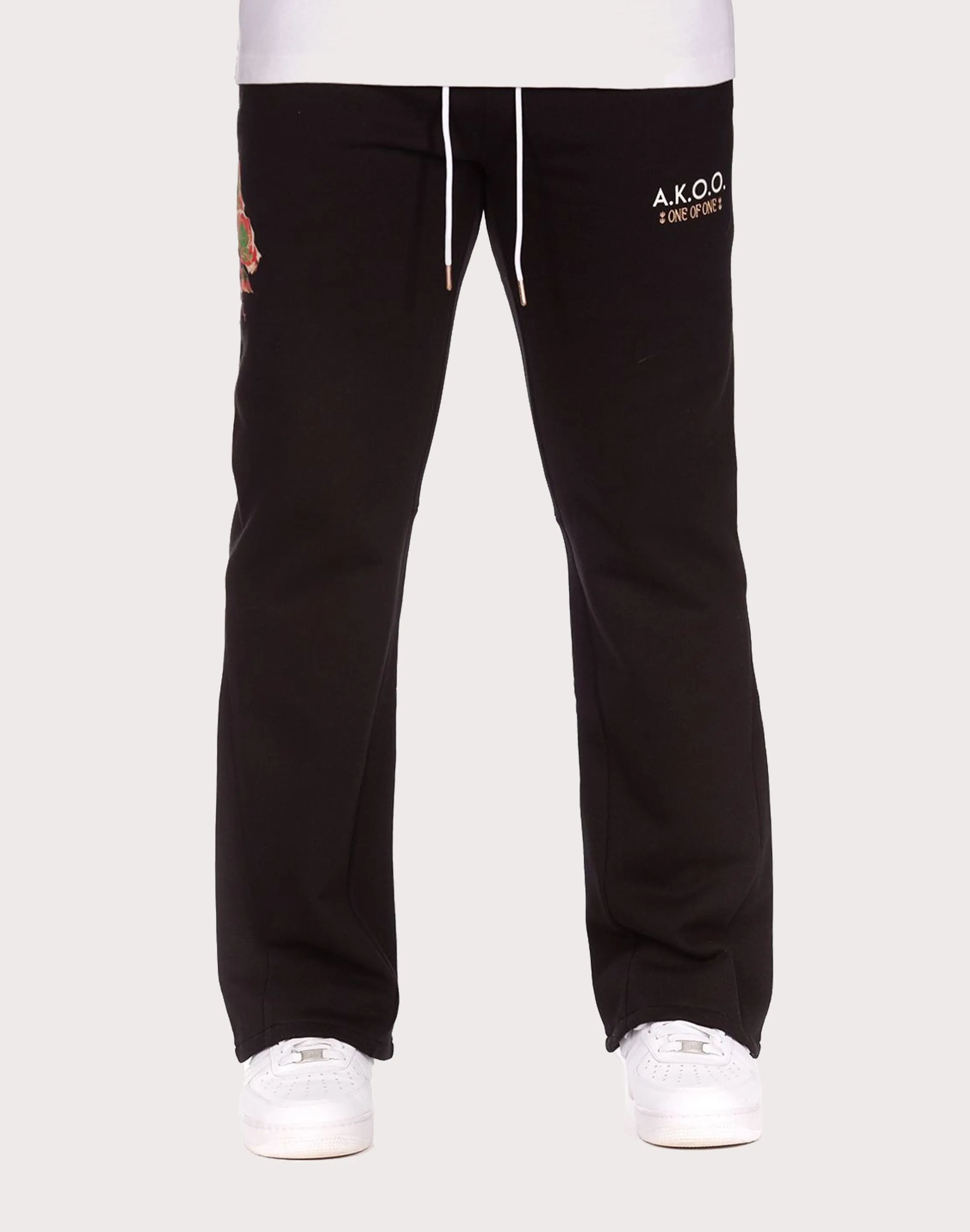 Recycled Fit Akoo Nouveau Black Sweatpants