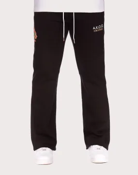 Recycled Fit Akoo Nouveau Black Sweatpants