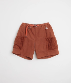 media industry Nike ACG Snowgrass Cargo Shorts - Cinnamon / Picante Red / Summit White